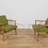 GFM-87 Armchairs by Juliusz Kedziorek for Gościcińskie Furniture, Poland, 1960s, Set of 2