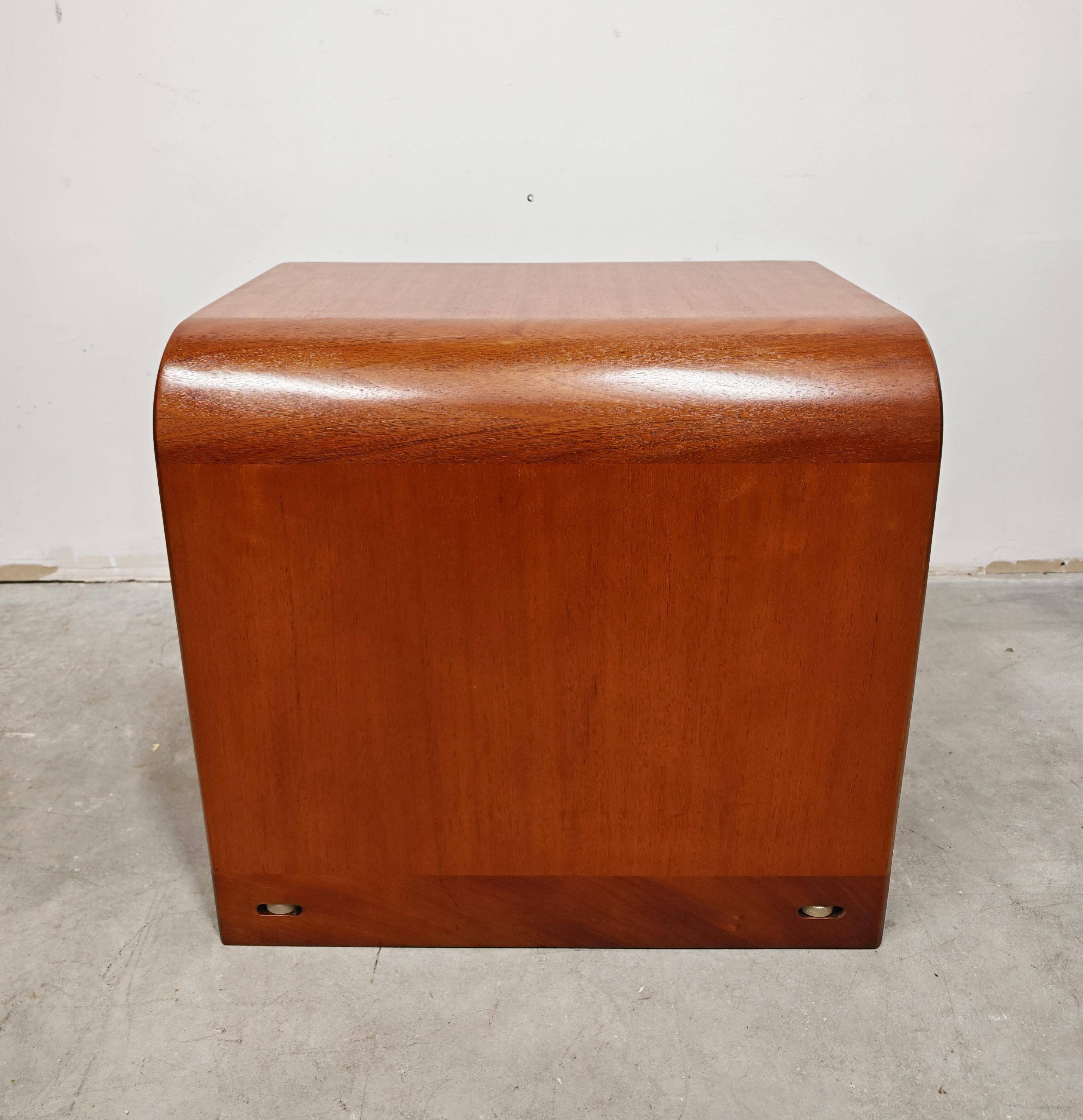 Mid Century Modern side table or bedside table by Magnus Olesen, 1960s