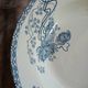 6 antique deep plates in ironstone