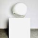 Large 'Nessa' Murano Glass Sphere Lamp In Opal White By Gino Vistosi For Vistosi, Italy 1970S