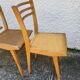 Set of 3 bistrot chairs 1950