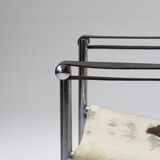 FAUTEUIL EN CUIR LC1, LE CORBUSIER, CASSINA, 1960s