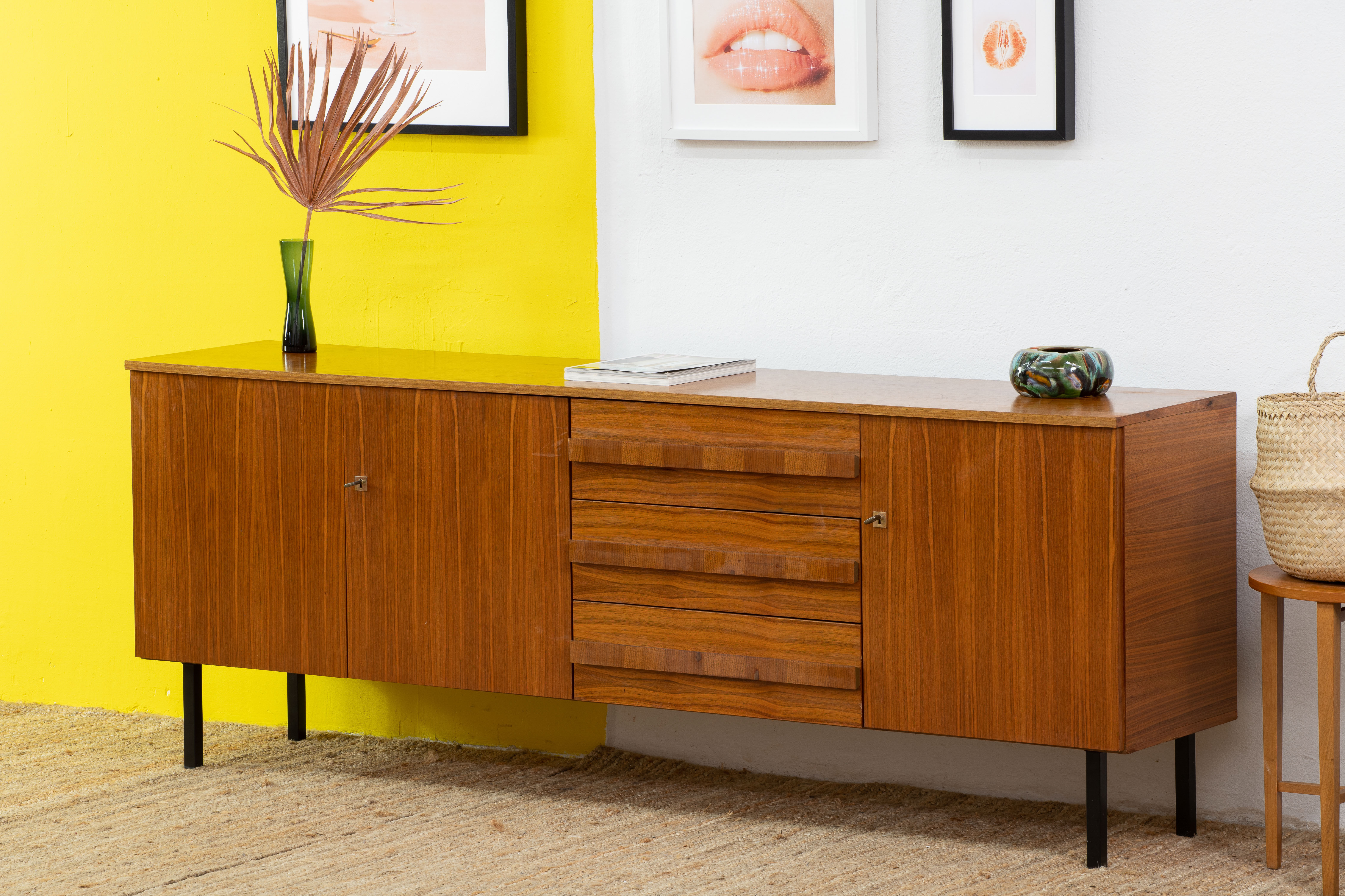 Vintage Scandinavian sideboard 200 cm