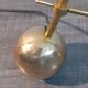 Italian Lamppost in Ball, Brass Spot diabolo double focus, Style 1950s
