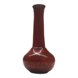 Red ceramic bud vase