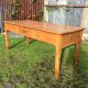 Old farmhouse table with 3 cherry drawers