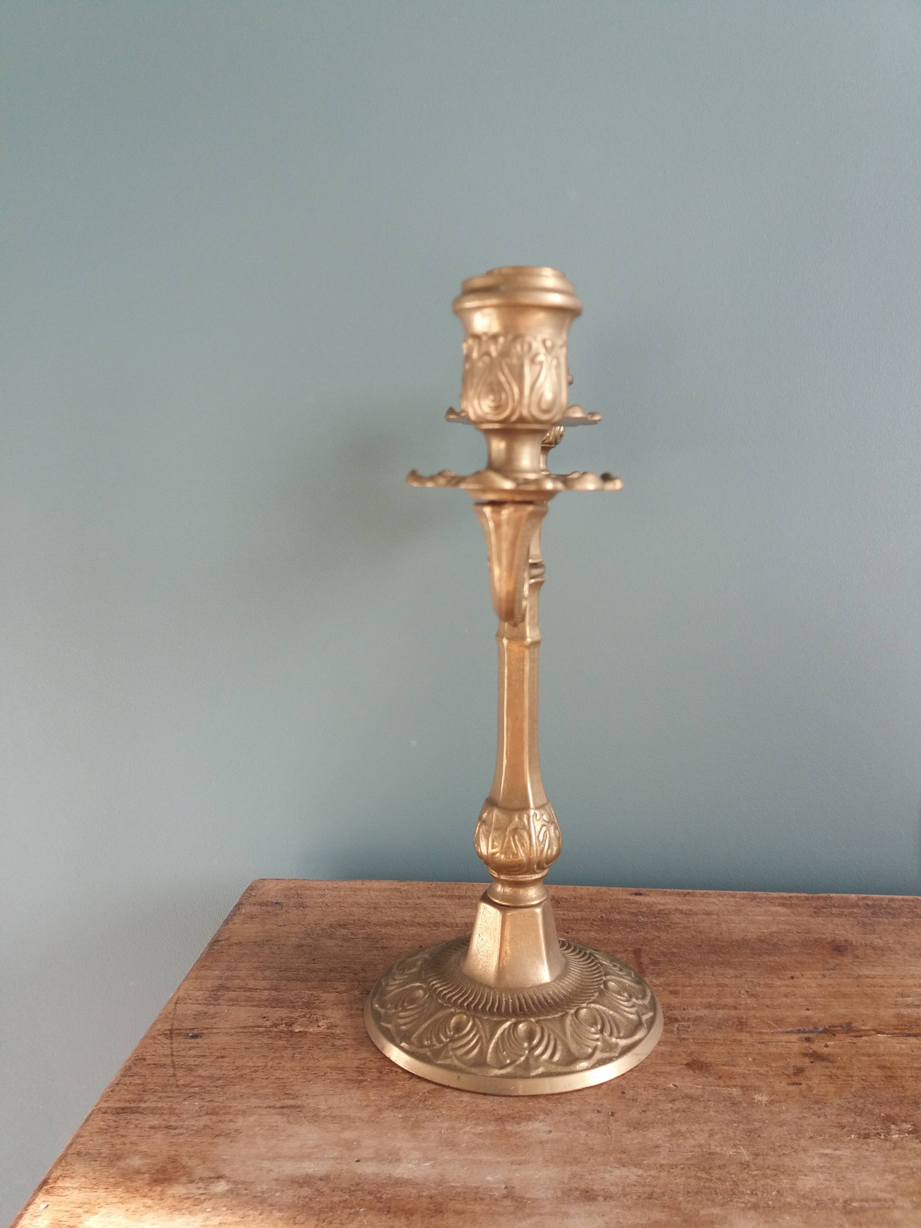 Golden candlestick