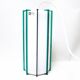 Two-tone white green pendant lamp Harvey Guzzini 60s