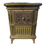 Ceramic stove, oven green earthenware