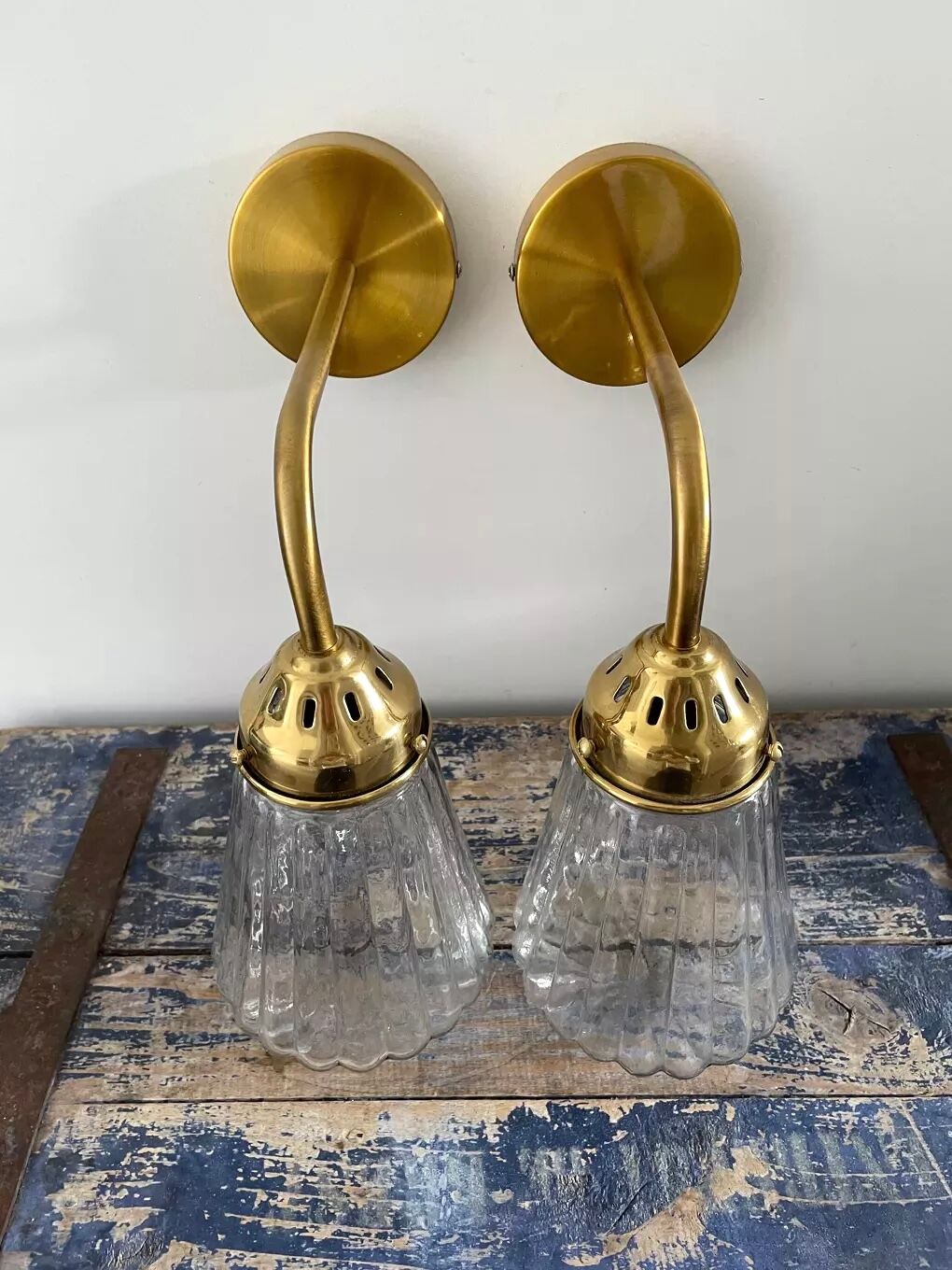 Pair of vintage wall lights