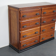 Apothecary Cabinet in pine France 1920s