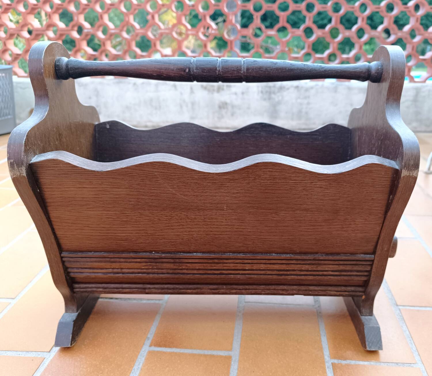 Vintage magazine rack