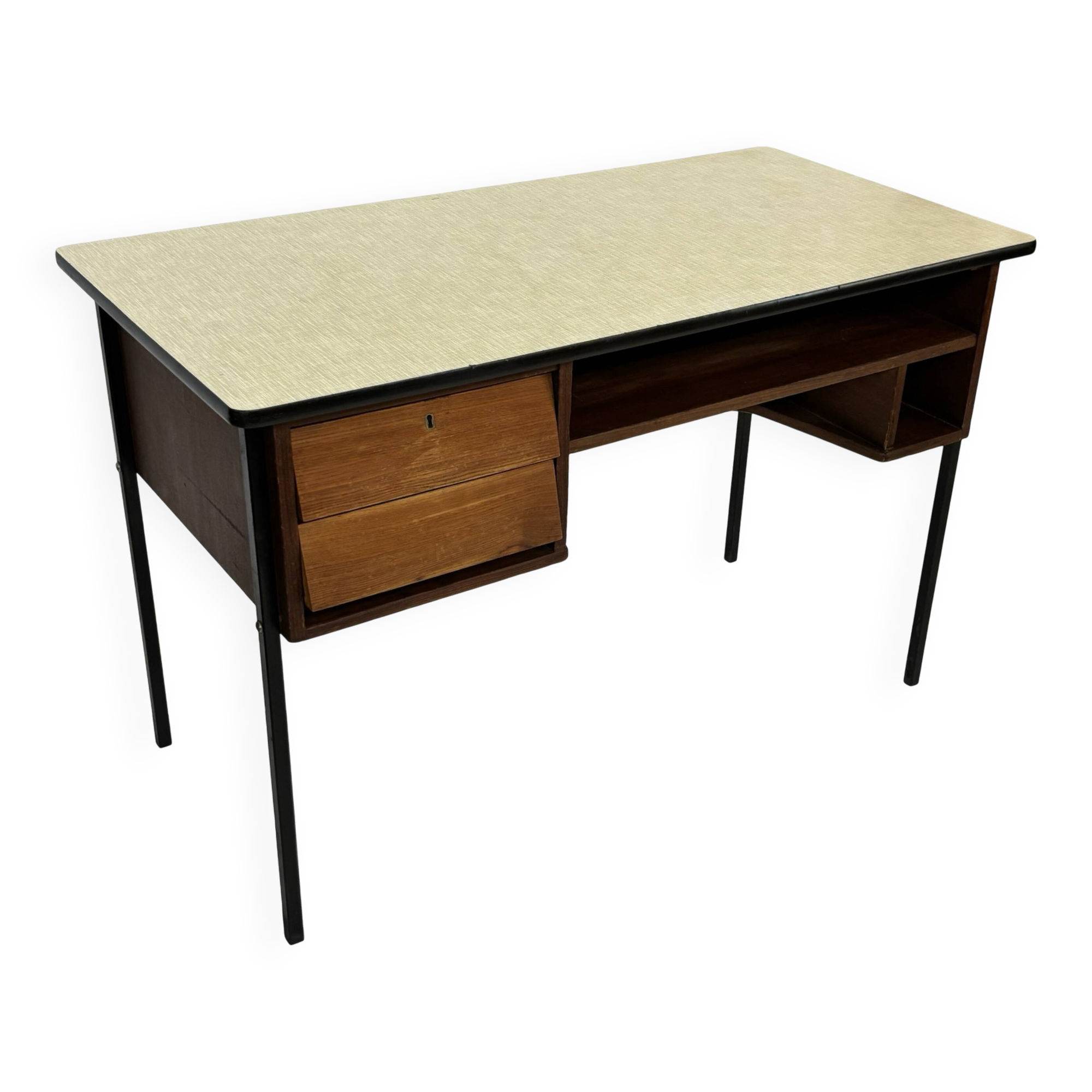 Bureau Mid-Century design Marko Galvanitas Pays-Bas bureau d'enseignant 1960