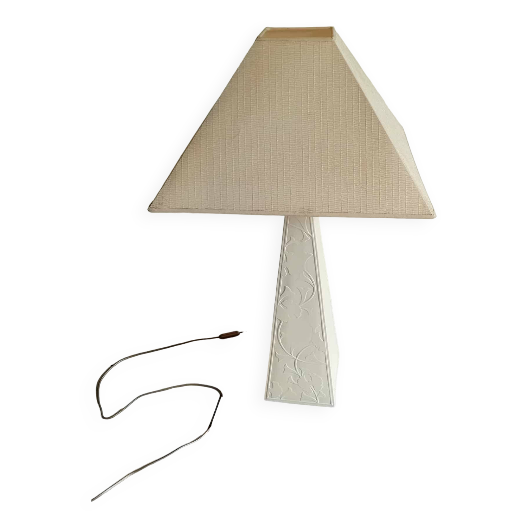 Large living room lamp signed louis drimmer 80s