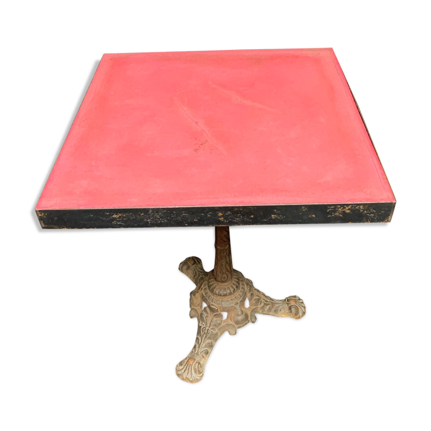 Bistrot table square period 1950