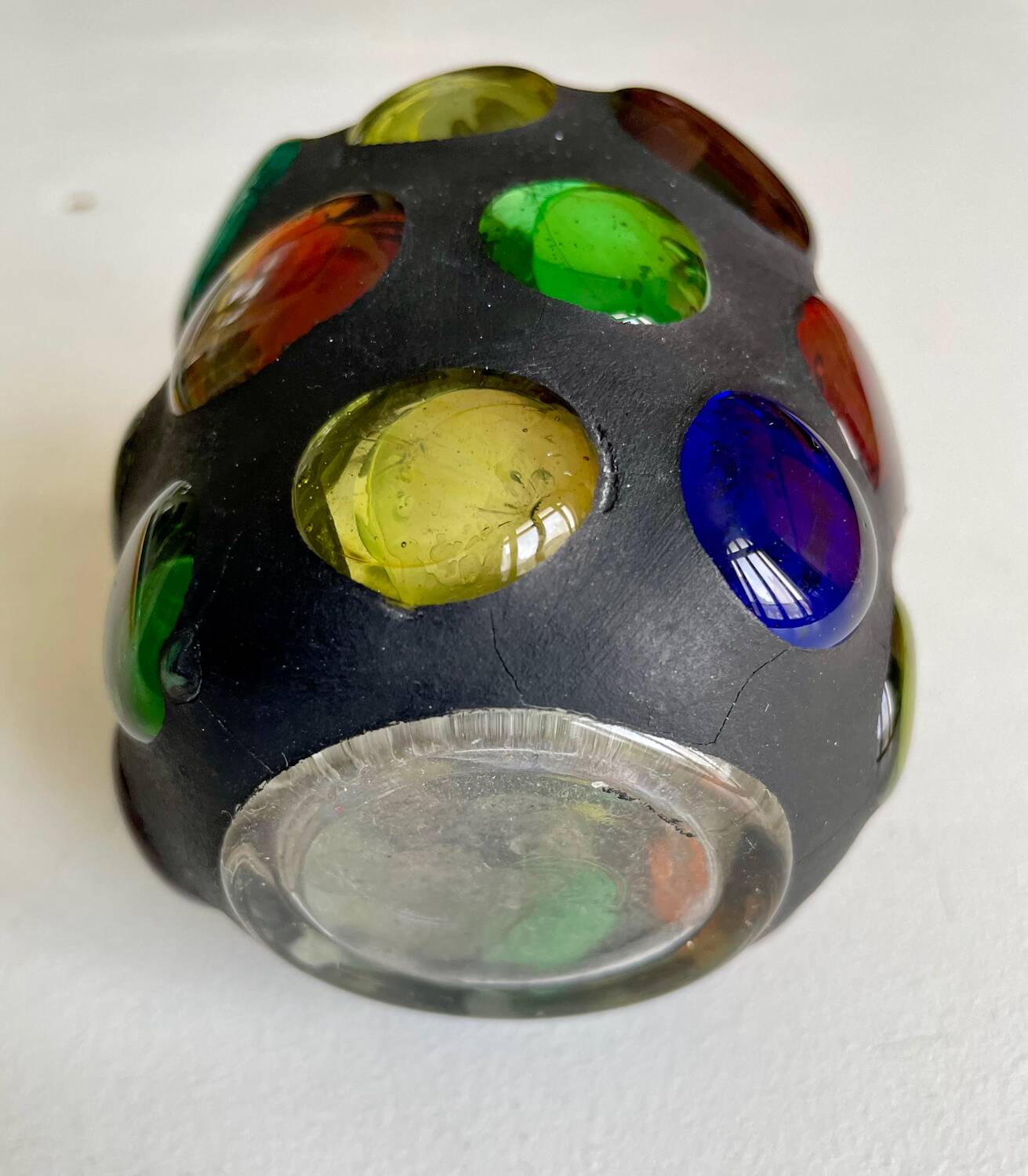 Empty pocket and tealight holder from the 70s