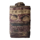 Vintage ceramic closed pocket emptier signed KS