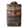 Vintage ceramic closed pocket emptier signed KS