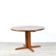 Midcentury Danish Extending Round Teak Table by Skovby. Vintage Modern / Scandinavian Style /Retro.