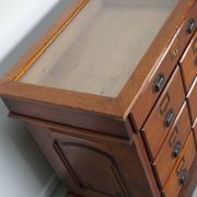 Large Pitch Pine Jewelry Counter/Cabinet, Paris, France, 1930s