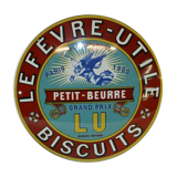 Enamelled plate "little butter lu"