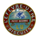 Plaque émaillée "petit beurre lu "