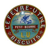 Enamelled plate "little butter lu"