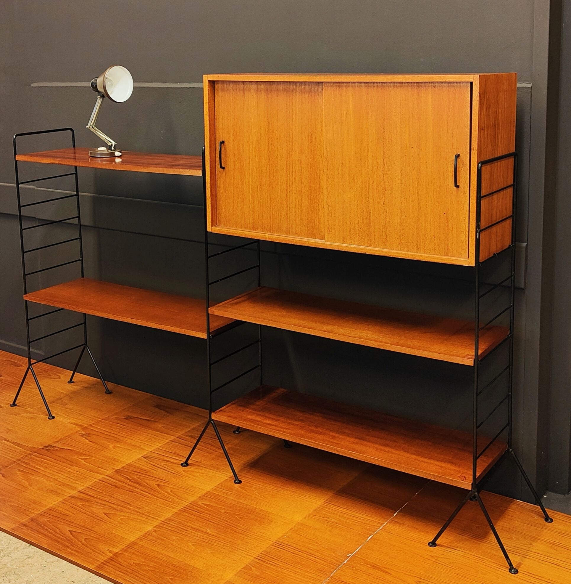 Mid Century wandsyteem | Vintage - boekenkast
