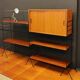 Mid Century wandsyteem | Vintage - boekenkast