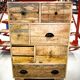 Manguier wood chest of drawers