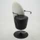 Midcentury adjustable hairdresser swivel armchair, 1970