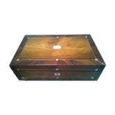 Ancient mahogany writing