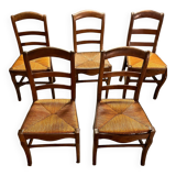 Chaise anciennes en paille