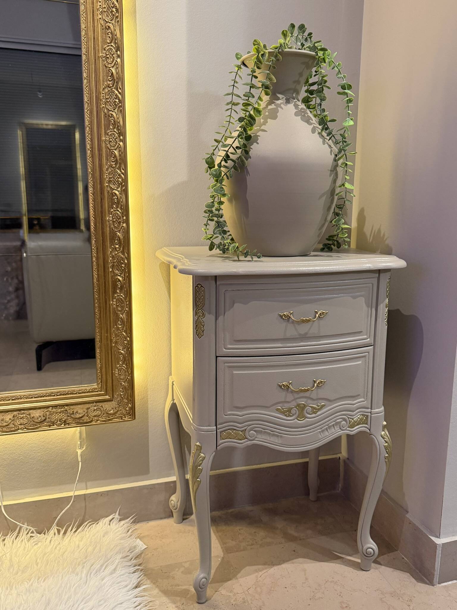 Renovated Louis XV style bedside tables - Elegance & character