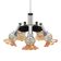 Chandelier, Italian design, 1970s, production: Italy