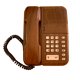 Old Thomson bakelite telephone and vintage wood