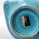 Teal Lacquered Ceramic Tulip Vase / Pen Holder by Giacomo Onestini for Ernestine Salerno
