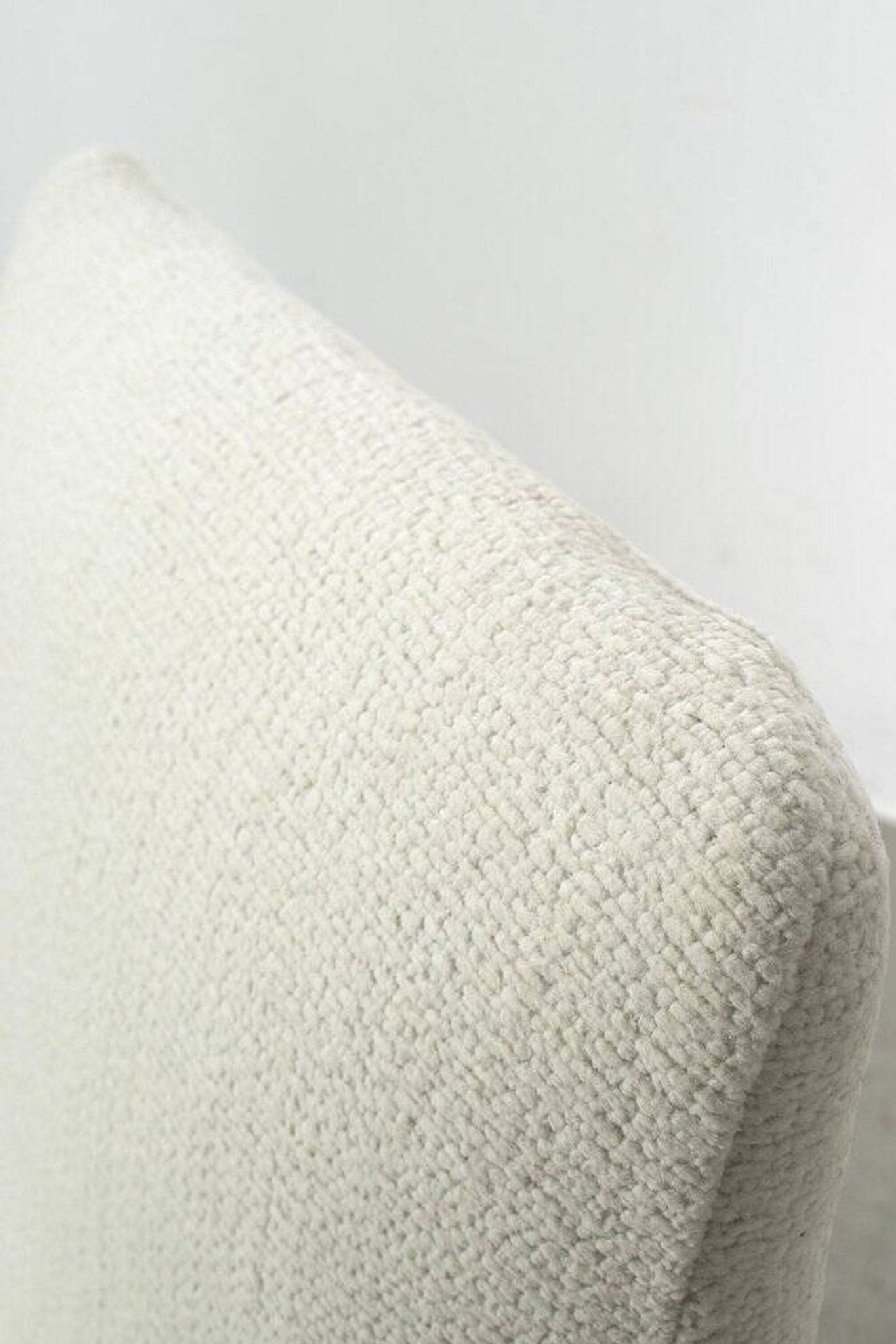 Vintage White Upholstered Armchair