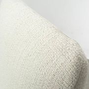Vintage White Upholstered Armchair