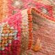 Red & Brown Geometric Vintage Runner Rug, 93x290Cm