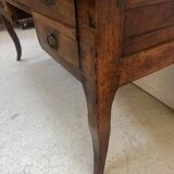 Provincial desk made of solid cherry wood, 20th century.