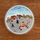 Porcelain box, naïve design collection, décor signed Laplau - 1980s, Villeroy & Boch