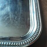 Rectangular stainless steel tray