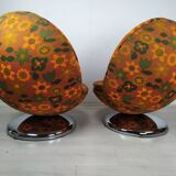 Ball Chairs Space Age Vintage, 1970s, Set of 2