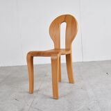 Rainer Daumiller pine wood dining chairs for Hirtshals Savvaerk - set of 4 - 1970s