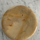 Vintage orange marble ashtray