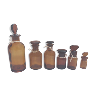 Lot of pharmacy bottles