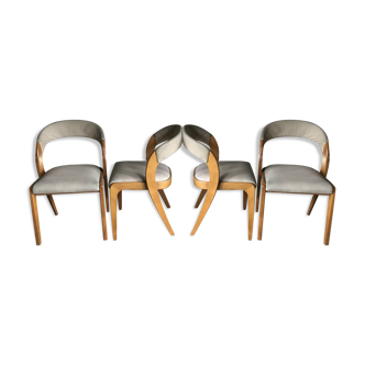 4 Baumann Gondole chairs