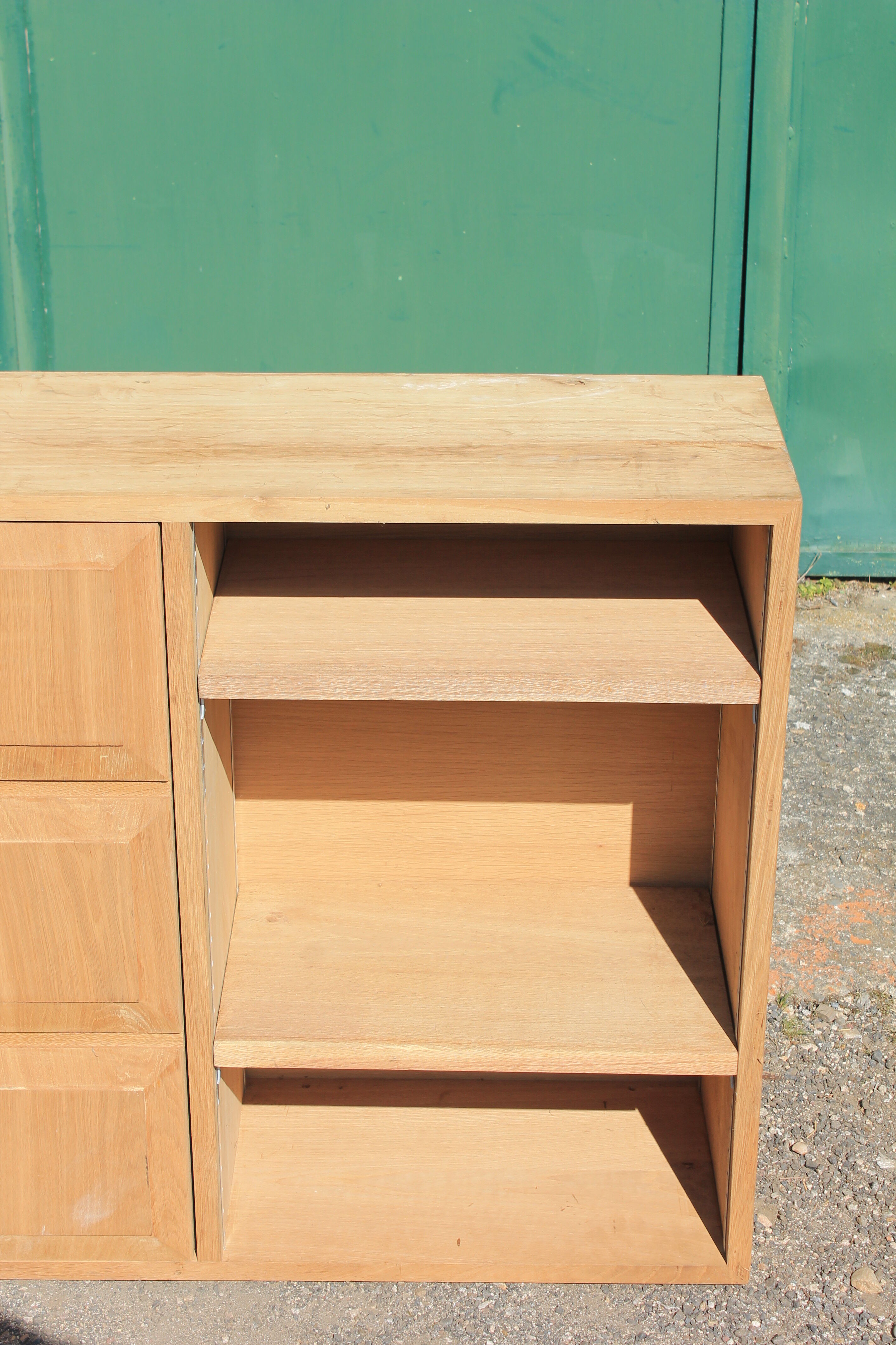 Oak wall shelf