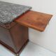 Antique mahogany sideboard with marble top